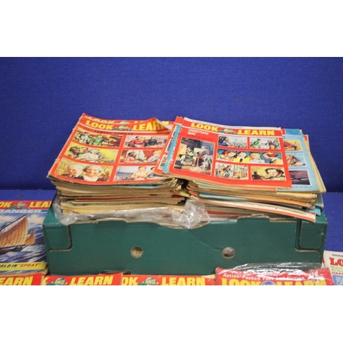 192 - A LARGE QUANTITY OF LOOK AND LEARN MAGAZINES