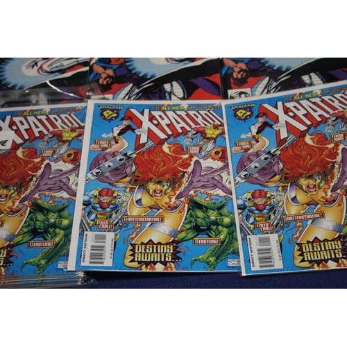 20 - AMALGA COMICS- X PATROL TWENTY PLUS ISSUES OF VOLUME 1 APRIL 1996, together with 12 X factor comics ... 