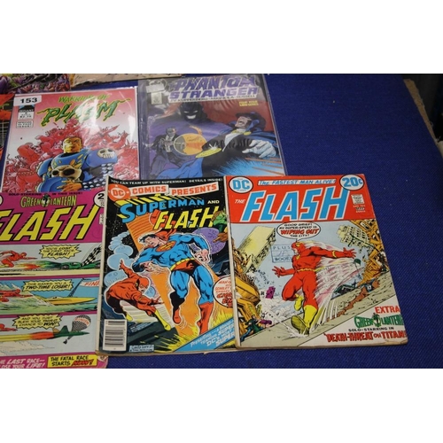 27 - A COLLECTION OF COMICS, to include King Flash Gordon issue 91, DC Flash issues 82,221,223, Superman ... 