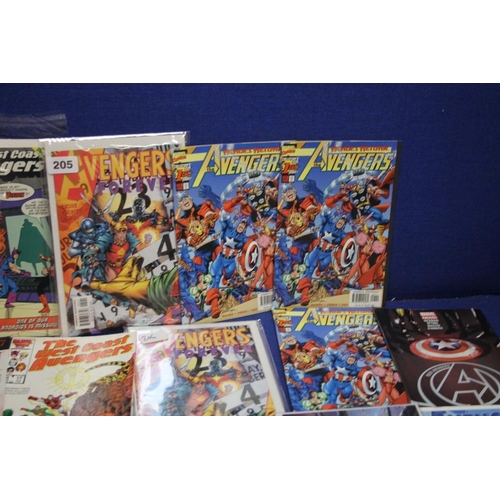 30 - A COLLECTION OF MARVEL AVENGERS COMICS, to include The West Coast Avengers #45 1st appearance of the... 