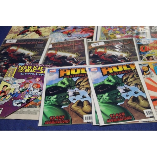 31 - A COLLECTION OF MAINLY MARVEL AND DC COMICS, to include Black Panther, Pryde and Wisdom, Xero, Robin... 