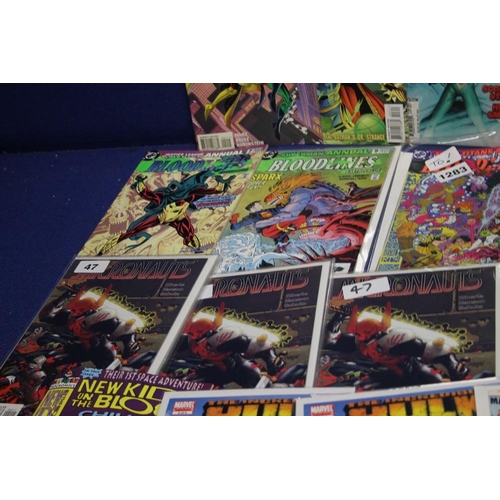 31 - A COLLECTION OF MAINLY MARVEL AND DC COMICS, to include Black Panther, Pryde and Wisdom, Xero, Robin... 