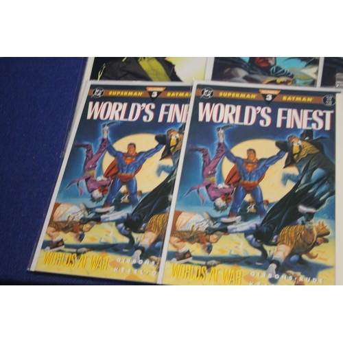 32 - DC COMICS WORLDS FINEST, including Legends of the worlds finest, Worlds at war, and worls collide, D... 