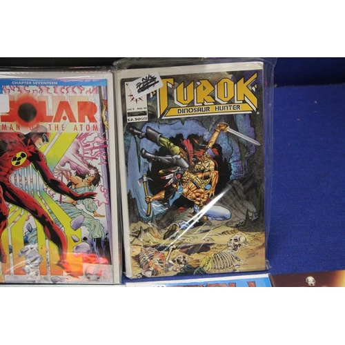 52 - A TRAY OF ASSORTED COMICS, to include Solar Tyrok, Eclipse, The Savage Dragon, Stormwatch, etc (TRAY... 