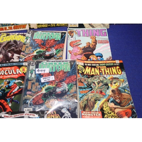 58 - DC AND MARVEL COMICS, to include Green Lantern, The Tomb Of Dracula, The Thing, The Gargoyle, The Be... 