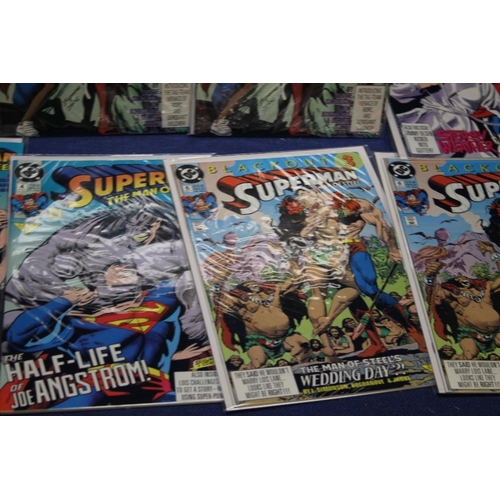 59 - DC COMICS SUPERMAN THE MAN OF STEEL, to include issues 2, 3, 4, 5, 6, 7, 8, 9, 13, 15, etc