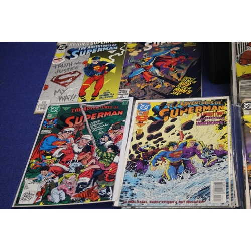 61 - DC COMICS THE ADVENTURES OF SUPERMAN, to include issues 430, 449, 461, 477, 480 and many more