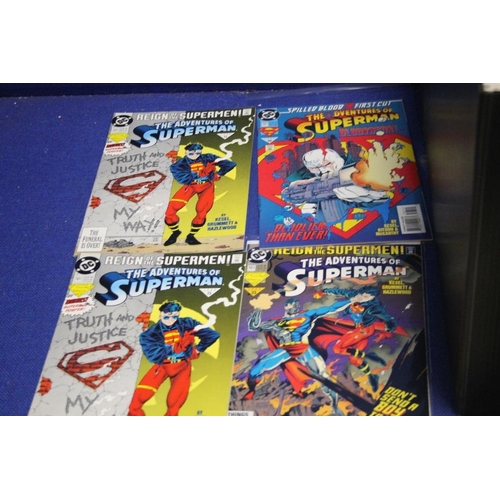 61 - DC COMICS THE ADVENTURES OF SUPERMAN, to include issues 430, 449, 461, 477, 480 and many more