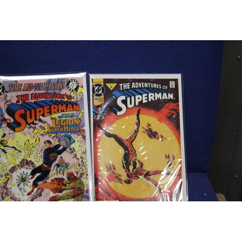 61 - DC COMICS THE ADVENTURES OF SUPERMAN, to include issues 430, 449, 461, 477, 480 and many more