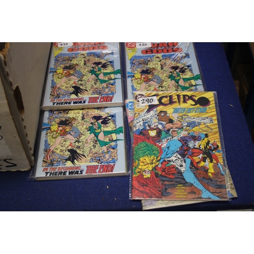 72 - A COLLECTION OF DC COMICS, to include Super boy, Eclipso, War of Gods, Man hunter, Dark stars, Dream... 