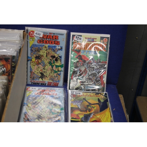 72 - A COLLECTION OF DC COMICS, to include Super boy, Eclipso, War of Gods, Man hunter, Dark stars, Dream... 