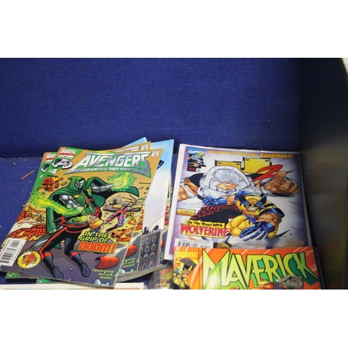 80 - A COLLECTION OF MARVEL COMICS, to include Thor, The New Warriors, Avengers, Maverick, Juggernaught e... 