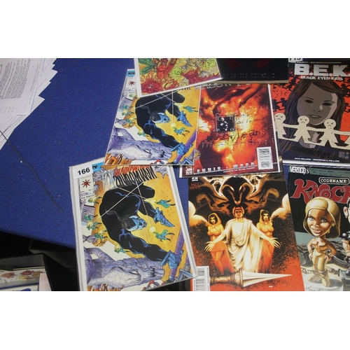 50 - A LARGE QUANTITY OF ASSORTED COMICS, to include Shadow man, Shadow hawk, Judgement day, Cult, Head l... 