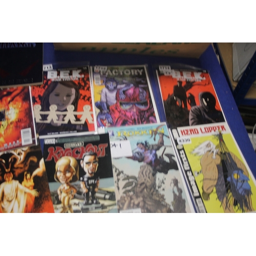 50 - A LARGE QUANTITY OF ASSORTED COMICS, to include Shadow man, Shadow hawk, Judgement day, Cult, Head l... 