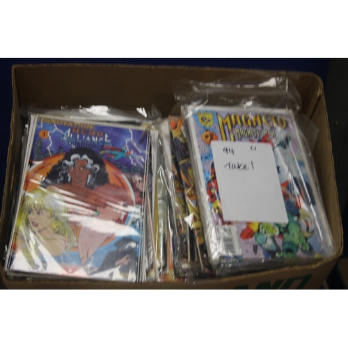 50 - A LARGE QUANTITY OF ASSORTED COMICS, to include Shadow man, Shadow hawk, Judgement day, Cult, Head l... 