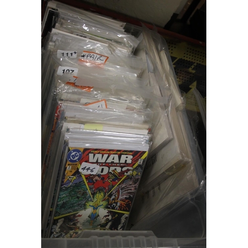 423 - A COLLECTION OF DC COMICS, to include Smallville, Dragon Lance, Superman and Aquaman, Doom Patrol, F... 
