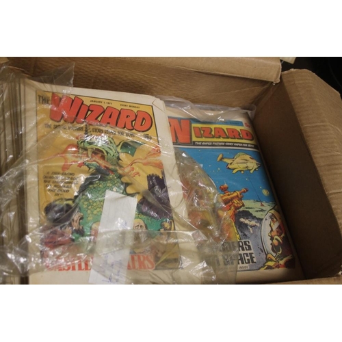 425 - A COLLECTION OF WIZARD COMICS, to include 1972