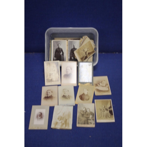 68 - A QUANTITY OF VICTORIAN CABINET PHOTOGRAPHS