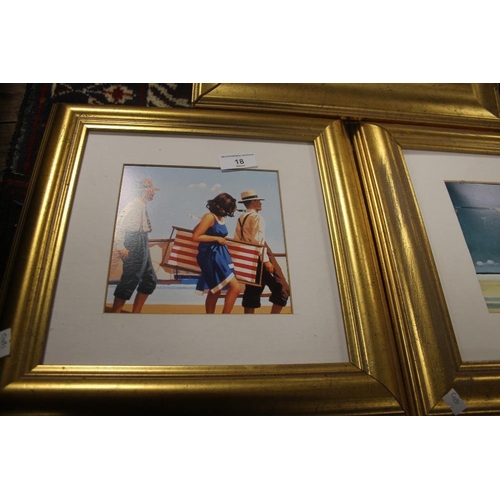 18 - THREE FRAMED MODERN PRINTS