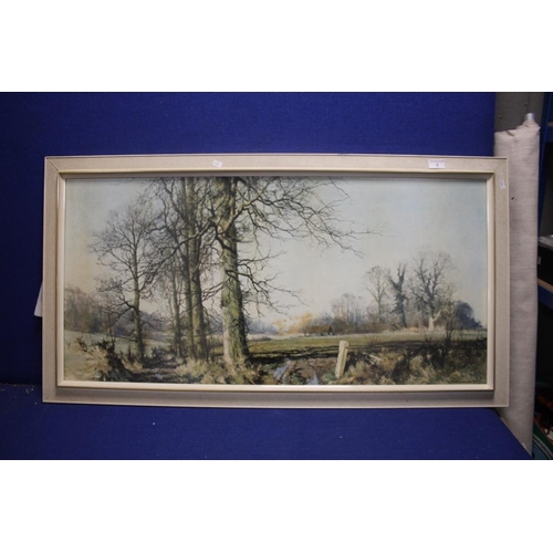 8 - A FRAMED DAVID SHEPHERD PRINT