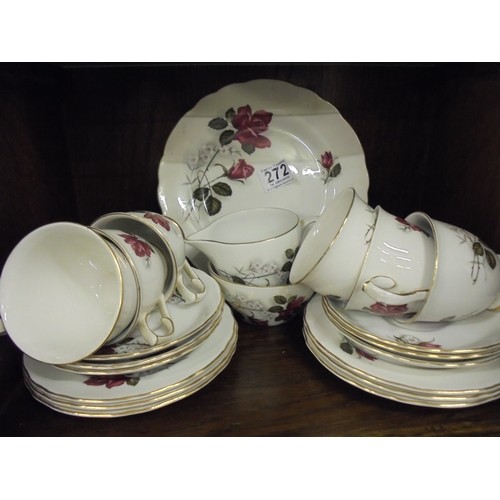 272 - Old Foley part Tea Set