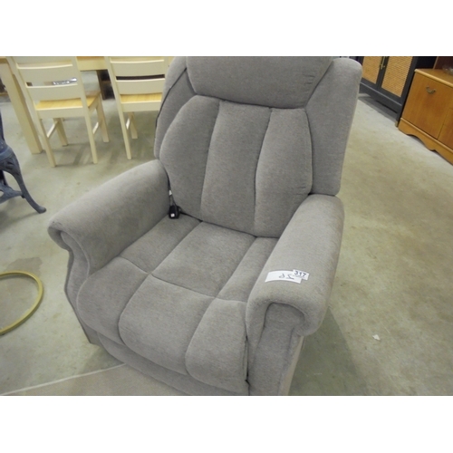 317 - Grey recliner