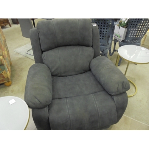 319 - Navy recliner