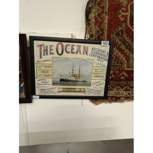 103 - HMS Ocean & Mallard Train posters