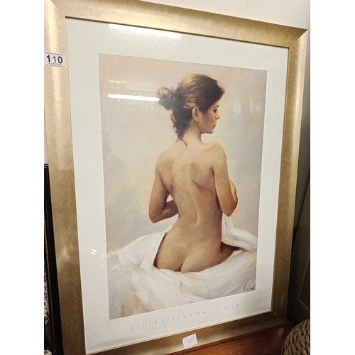 110 - 2 x posing framed ladies