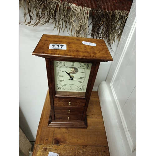 117 - Nautica clock with Mini Drawers