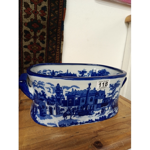 118 - Blue & White planter