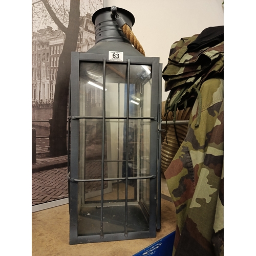 63 - large metal planter