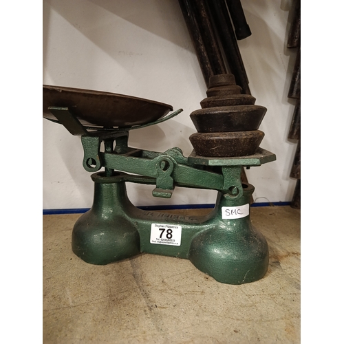 78 - Vintage Scales & Weights
