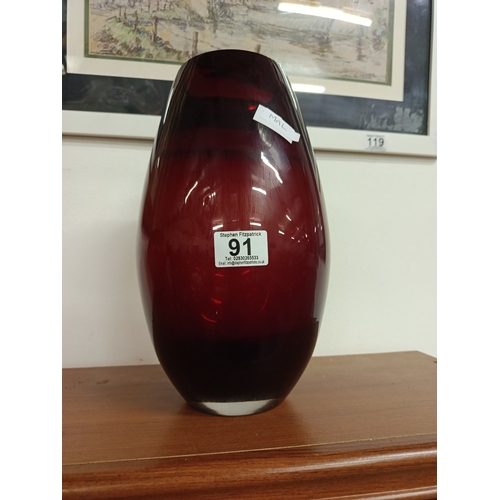 91 - Ruby Vase