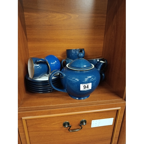 94 - Middle Shelf - Denby Tea Set