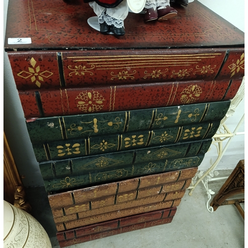 2 - Bookcase Chest of Drawers
