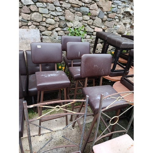 249 - Lot of Bar chairs & High Stools & Tables