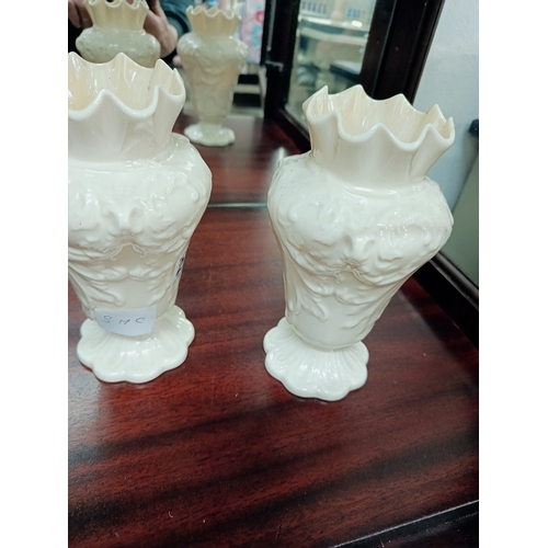 274 - Pair of Belleek Vases