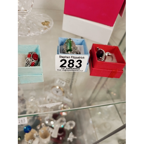 283 - 3 x Rings
