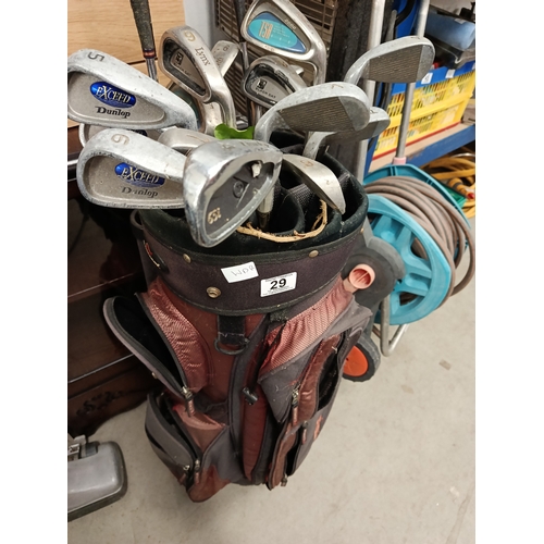 29 - Masters Golf Bag & Clubs