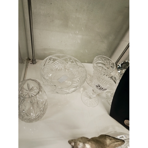 299 - 2 x Waterford Glasses and Tyrone & Galway & Edinburgh Glasses