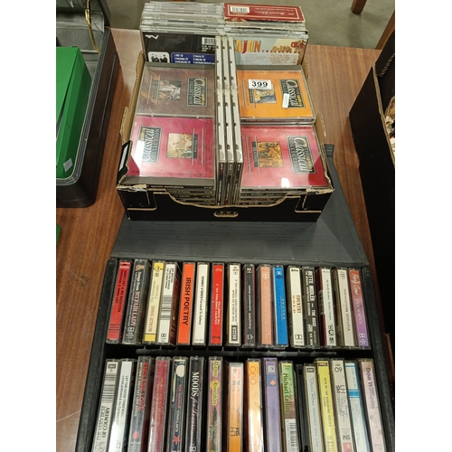 399 - Lot of CD's & Tapes