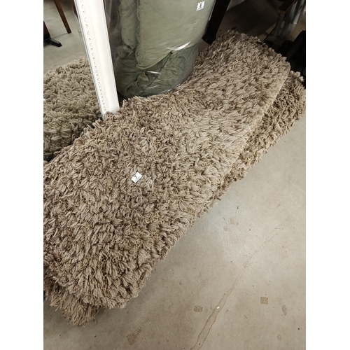 7 - Brown Wool Rug