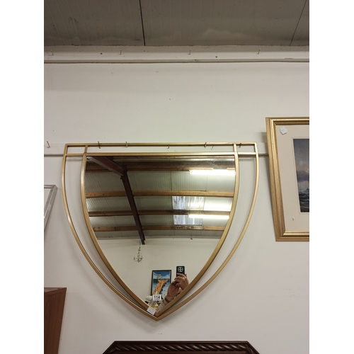 114 - Shield Shaped Mirror