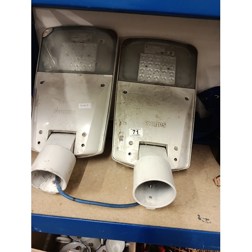 71 - 2 x Yard Lights (Poles outside) Working
