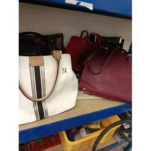 72 - Lot of Handbags