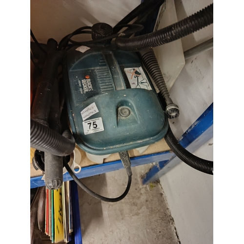 75 - Wall Paper Stripper & Hand Vaccum & Pump