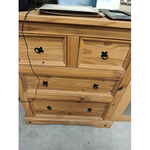 81 - Mexican Pine Chest of Drawers