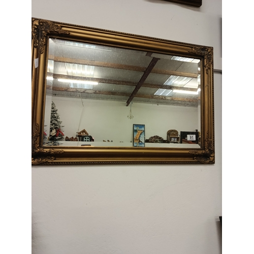 91 - Gilt Framed Mirror