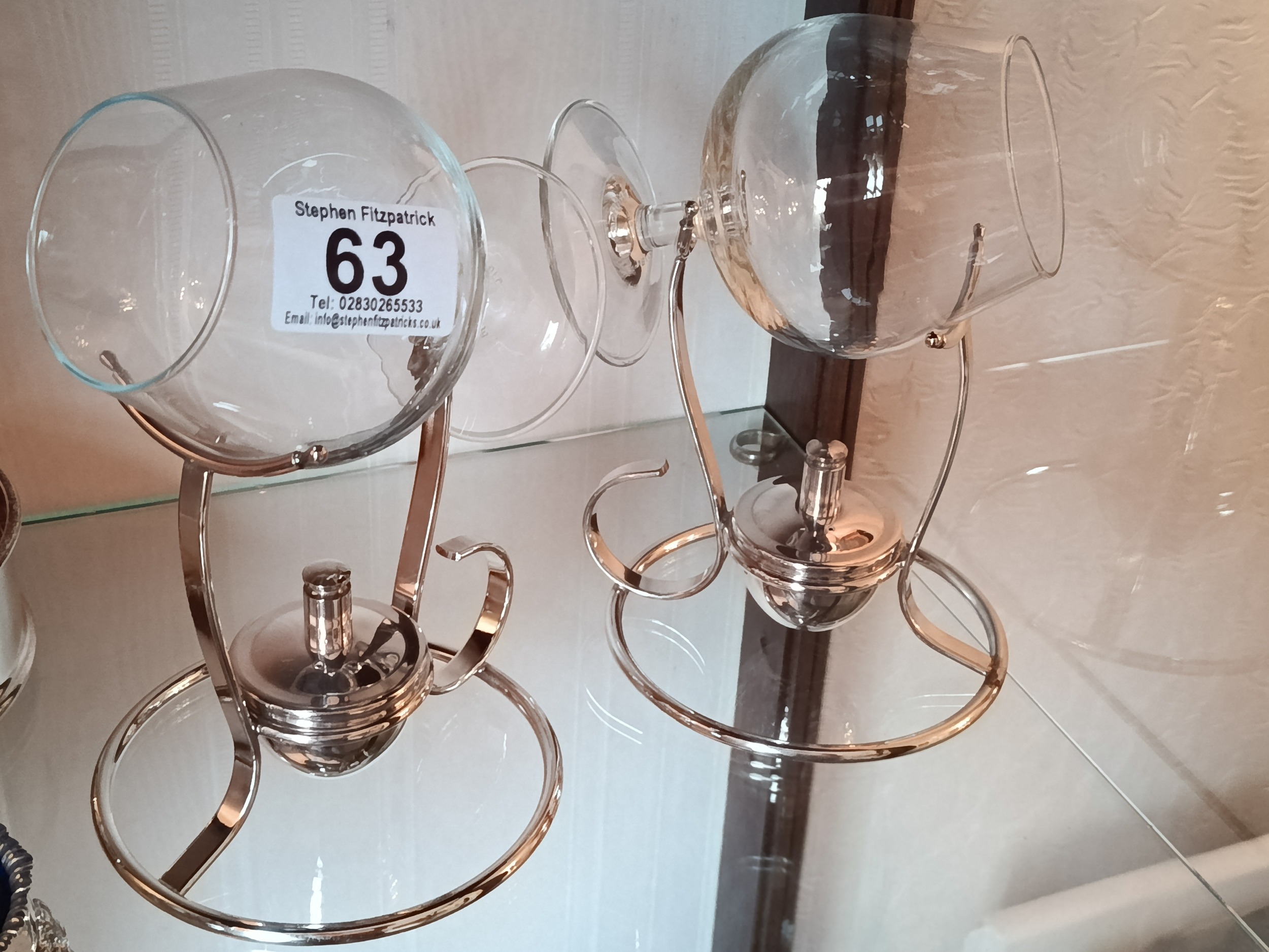 Brandy glass warmer